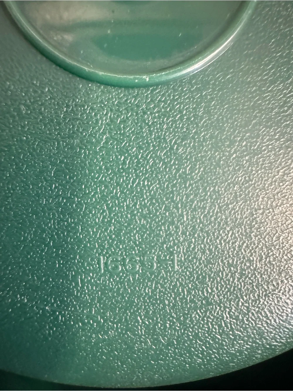 Tupperware‎ 1665 Hunter Green Divided Serving Tray Vintage 7 Section